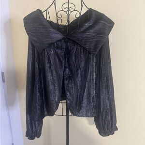 Lafayette 148 New York Metallic Jacket Size 14